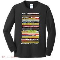 90s Hip Hop Cd Stack Kids Long Sleeve Shirt thumb 0
