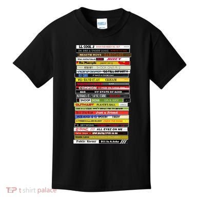 90s Hip Hop Cd Stack Kids T-Shirt