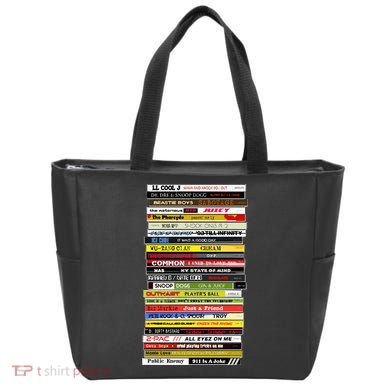 90s Hip Hop Cd Stack Tote Bag