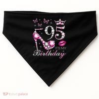95 It'S My Birthday 95 Years Old It'S My 95th Birthday USA-Made Doggie Bandana thumb 0