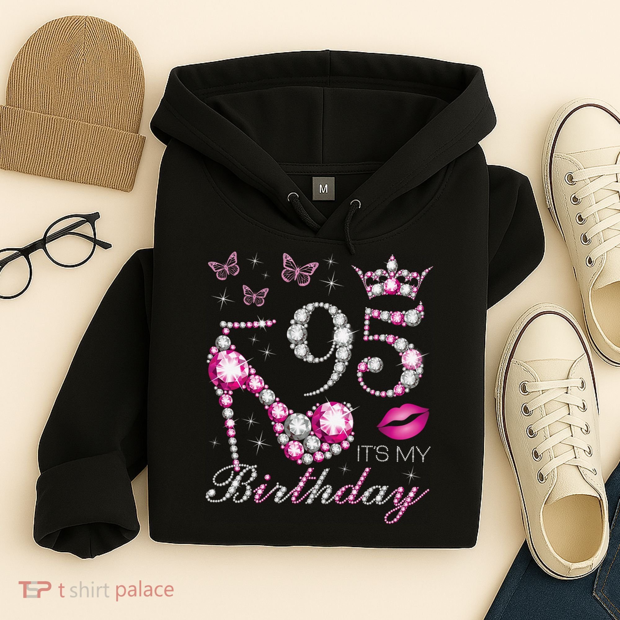 95 It'S My Birthday 95 Years Old It'S My 95th Birthday Hoodie