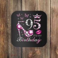 95 It'S My Birthday 95 Years Old It'S My 95th Birthday Coaster thumb 0