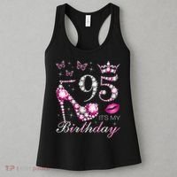 95 It'S My Birthday 95 Years Old It'S My 95th Birthday Women's Tank Top thumb 3