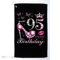 95 It'S My Birthday 95 Years Old It'S My 95th Birthday Golf Towel thumb 0