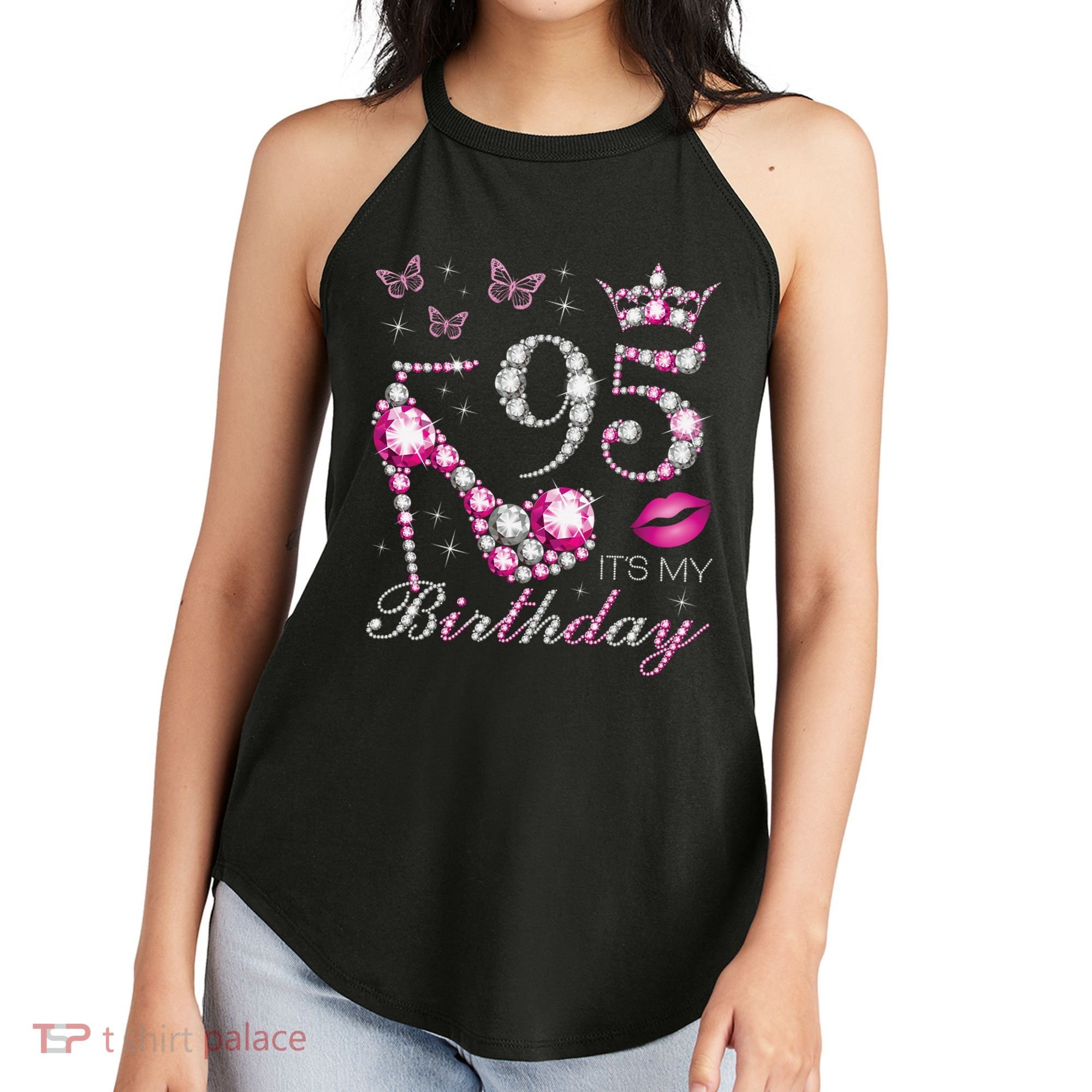 95 It'S My Birthday 95 Years Old It'S My 95th Birthday Women's Perfect Tri Rocker Tank