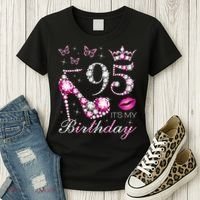 95 It'S My Birthday 95 Years Old It'S My 95th Birthday Women's T-Shirt thumb 3