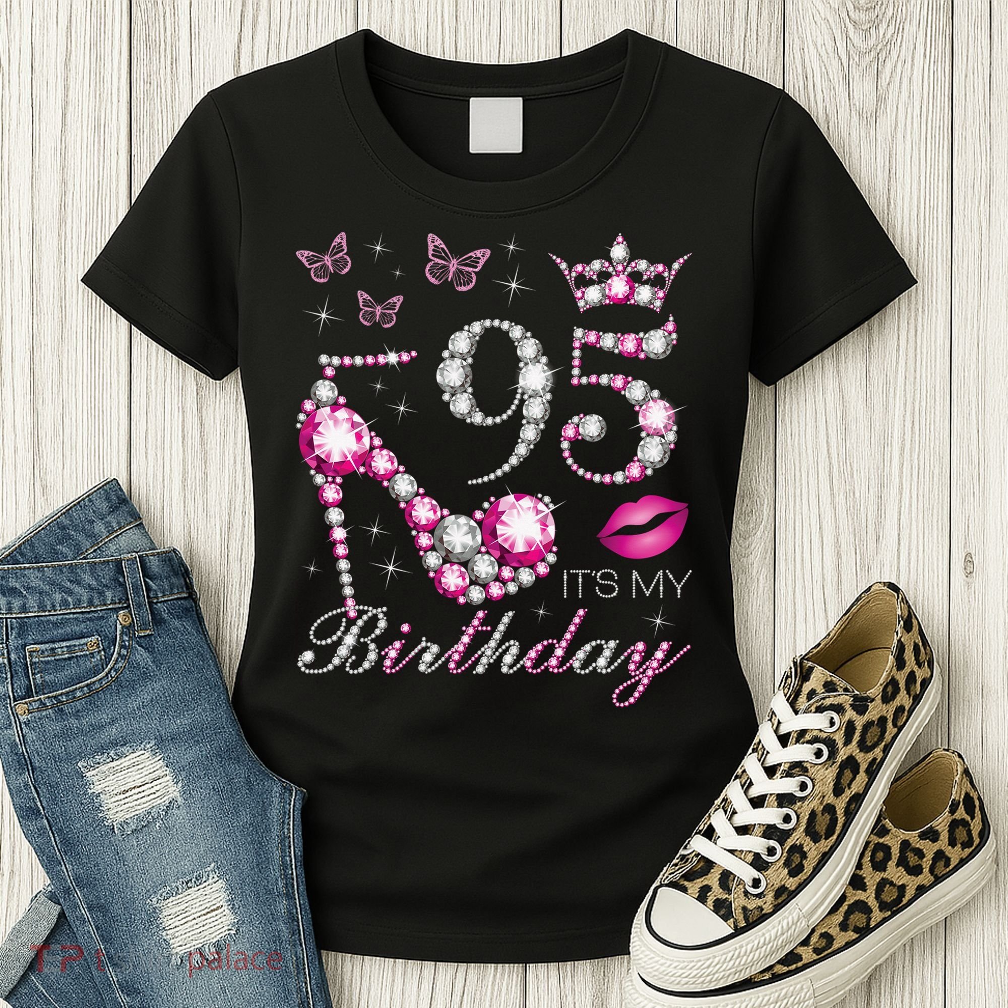 95 It'S My Birthday 95 Years Old It'S My 95th Birthday Women's T-Shirt
