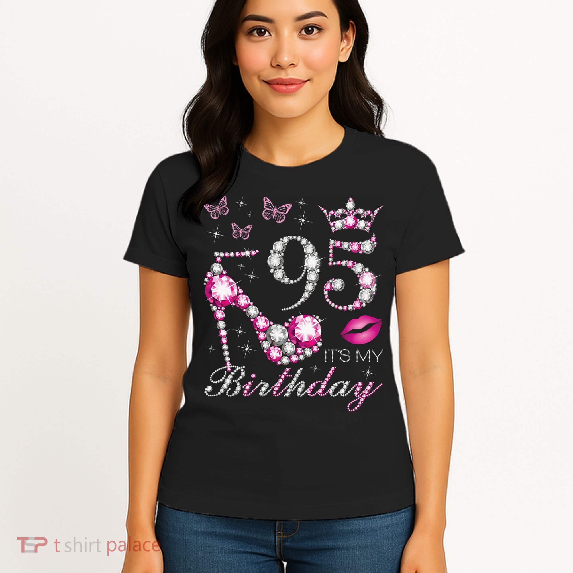 95 It'S My Birthday 95 Years Old It'S My 95th Birthday Women's T-Shirt
