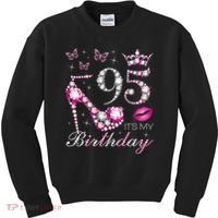 95 It'S My Birthday 95 Years Old It'S My 95th Birthday Kids Sweatshirt thumb 0
