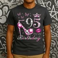 95 It'S My Birthday 95 Years Old It'S My 95th Birthday T-Shirt thumb 3