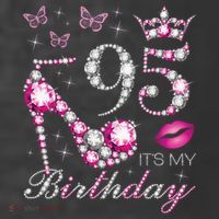 95 It'S My Birthday 95 Years Old It'S My 95th Birthday T-Shirt thumb 5