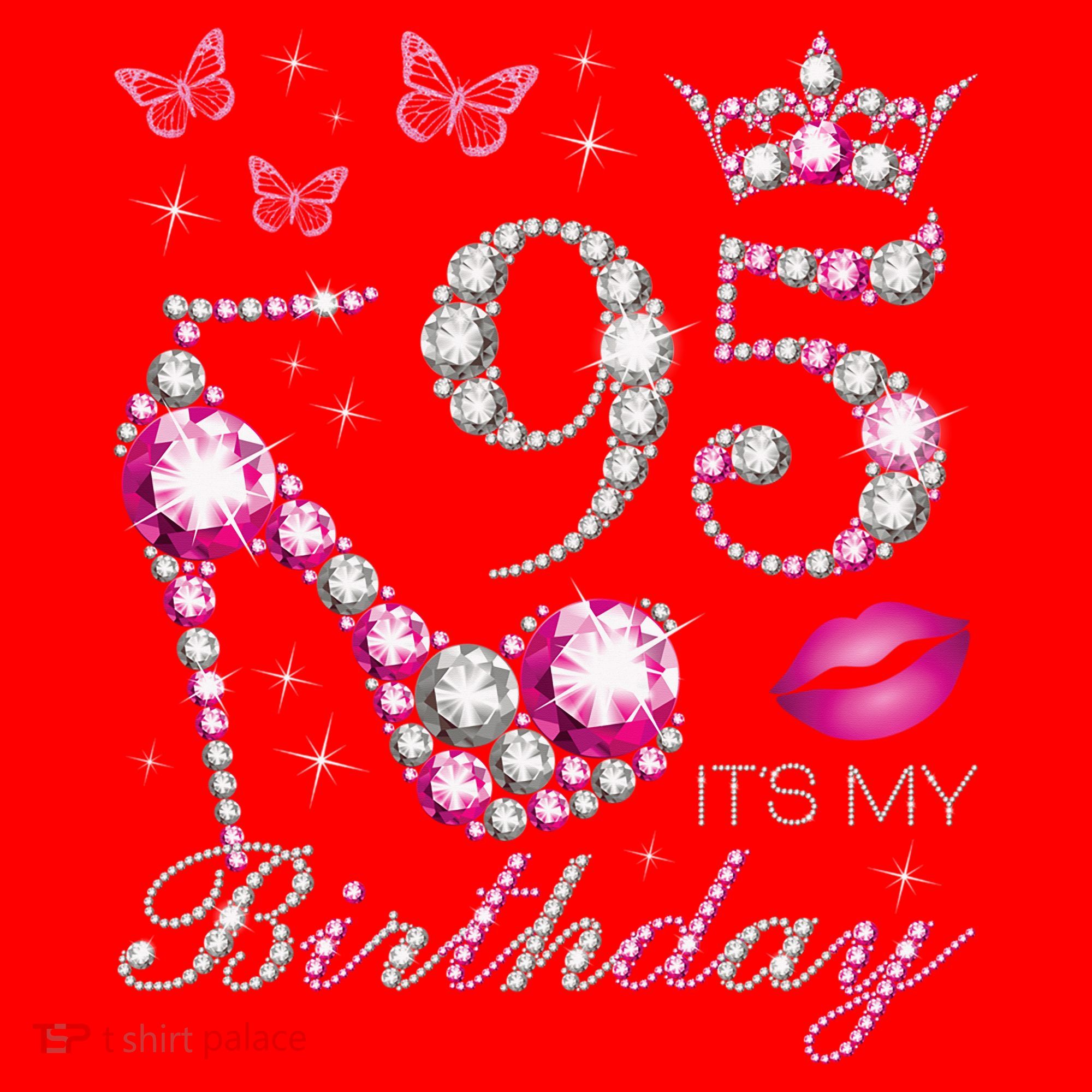 95 It'S My Birthday 95 Years Old It'S My 95th Birthday Santa Hat