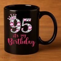 95 It'S My Birthday 95th Birthday 95 Years Old Bday Gift 11oz C Handle Ceramic Mug thumb 3