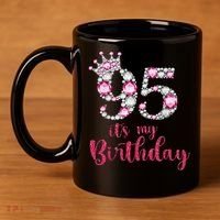95 It'S My Birthday 95th Birthday 95 Years Old Bday Gift 11oz C Handle Ceramic Mug thumb 4