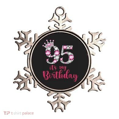 95 It'S My Birthday 95th Birthday 95 Years Old Bday Gift Ornament