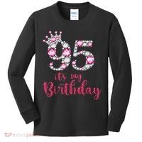 95 It'S My Birthday 95th Birthday 95 Years Old Bday Gift Kids Long Sleeve Shirt thumb 0