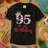 95 It'S My Birthday 95th Birthday 95 Years Old Bday Gift Kids T-Shirt thumb 3