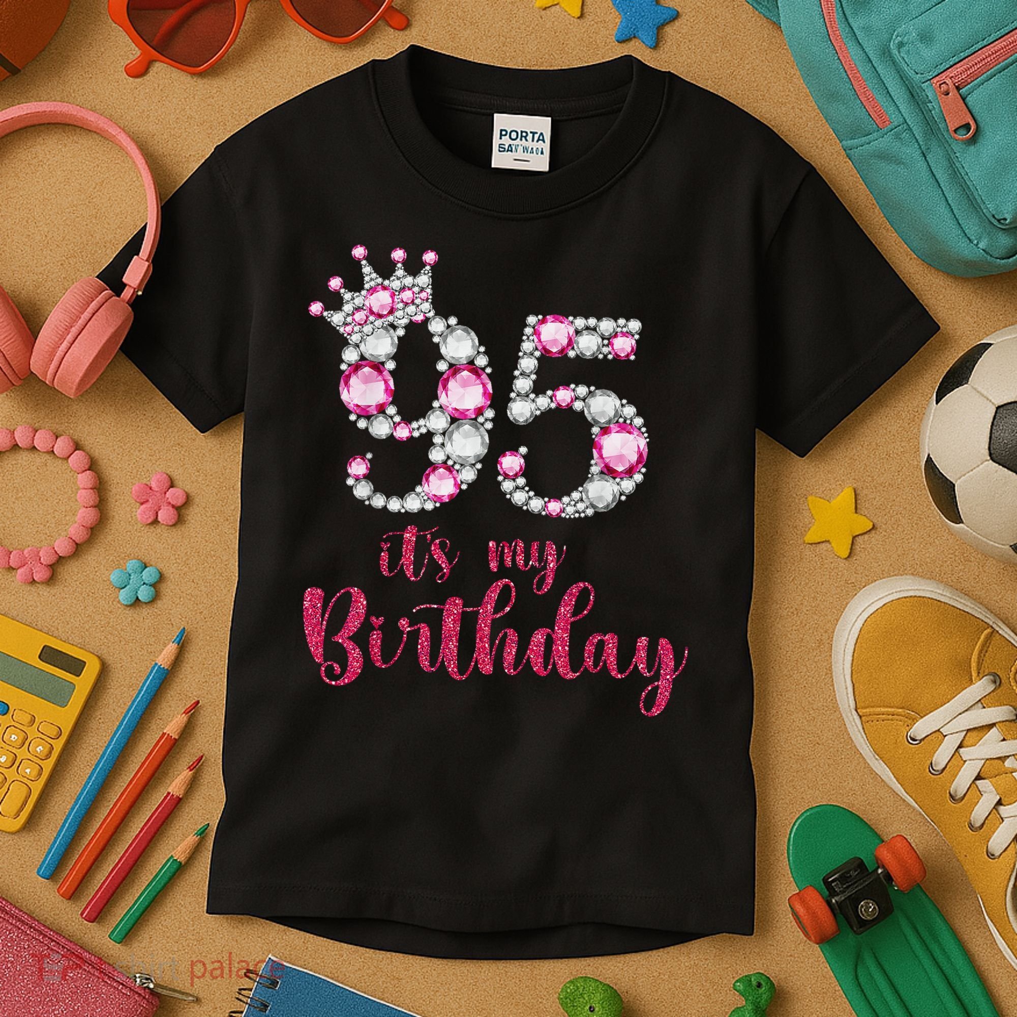 95 It'S My Birthday 95th Birthday 95 Years Old Bday Gift Kids T-Shirt