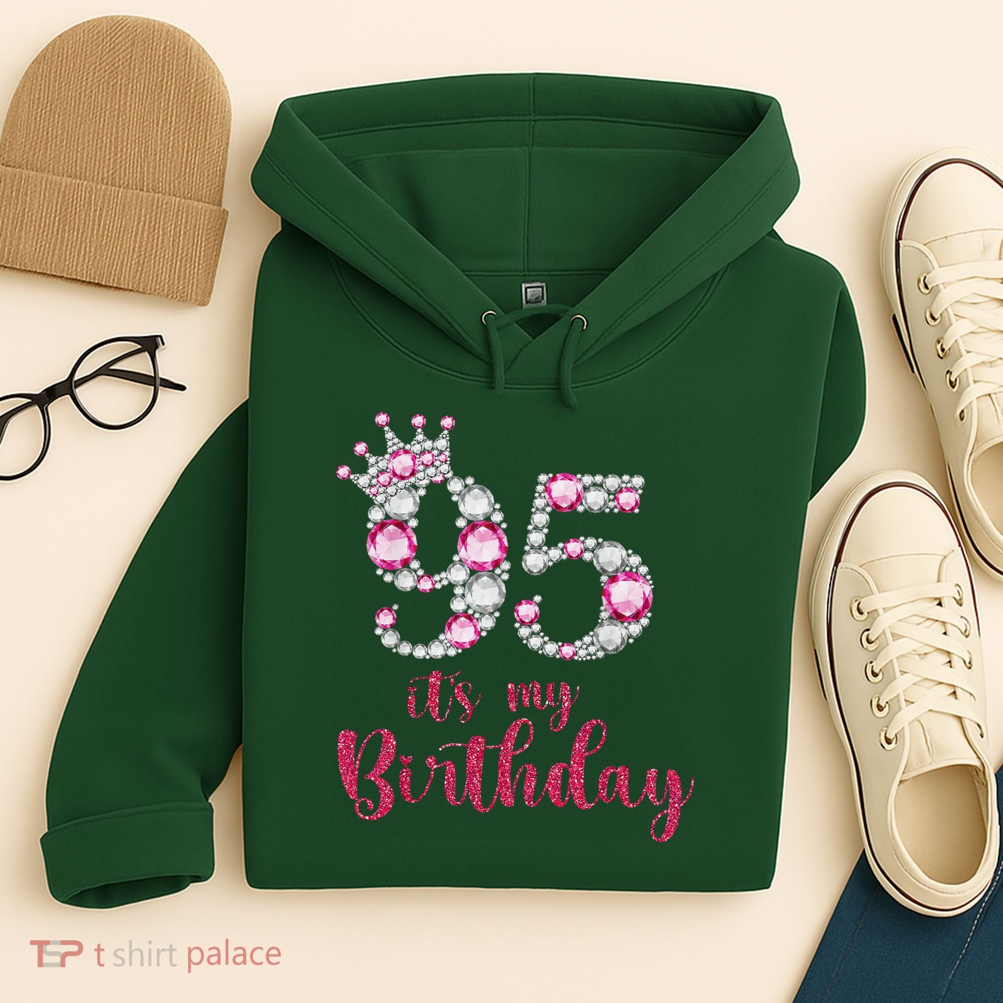 95 It'S My Birthday 95th Birthday 95 Years Old Bday Gift Hoodie