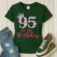 95 It'S My Birthday 95th Birthday 95 Years Old Bday Gift Women's T-Shirt thumb 3