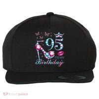 95 It'S My Birthday 95 Years Old It'S My 95th Birthday Party Wool Snapback Cap thumb 0