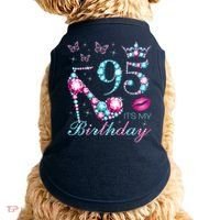 95 It'S My Birthday 95 Years Old It'S My 95th Birthday Party Doggie Tank thumb 0