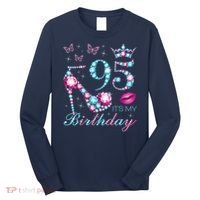 95 It'S My Birthday 95 Years Old It'S My 95th Birthday Party Long Sleeve Shirt thumb 0