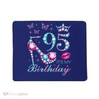 95 It'S My Birthday 95 Years Old It'S My 95th Birthday Party Mousepad thumb 0