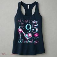 95 It'S My Birthday 95 Years Old It'S My 95th Birthday Party Women's Tank Top thumb 3