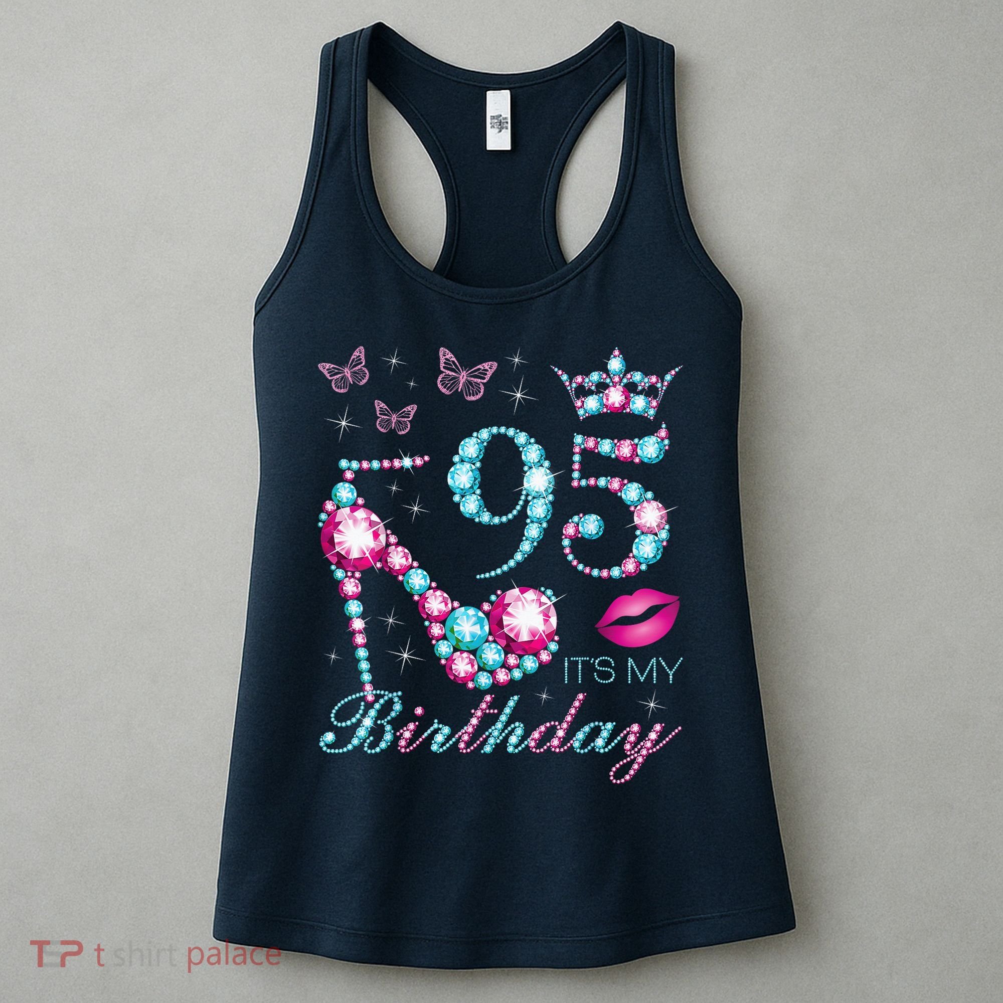 95 It'S My Birthday 95 Years Old It'S My 95th Birthday Party Women's Tank Top
