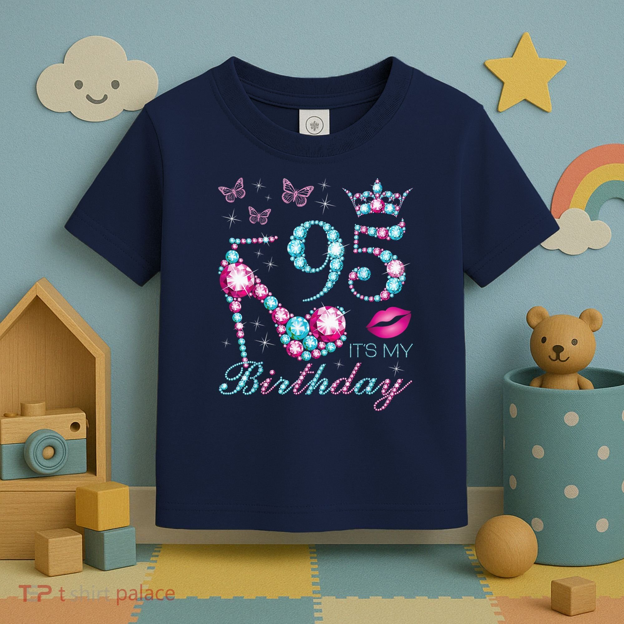 95 It'S My Birthday 95 Years Old It'S My 95th Birthday Party Toddler T-Shirt