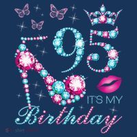 95 It'S My Birthday 95 Years Old It'S My 95th Birthday Party Visor thumb 3