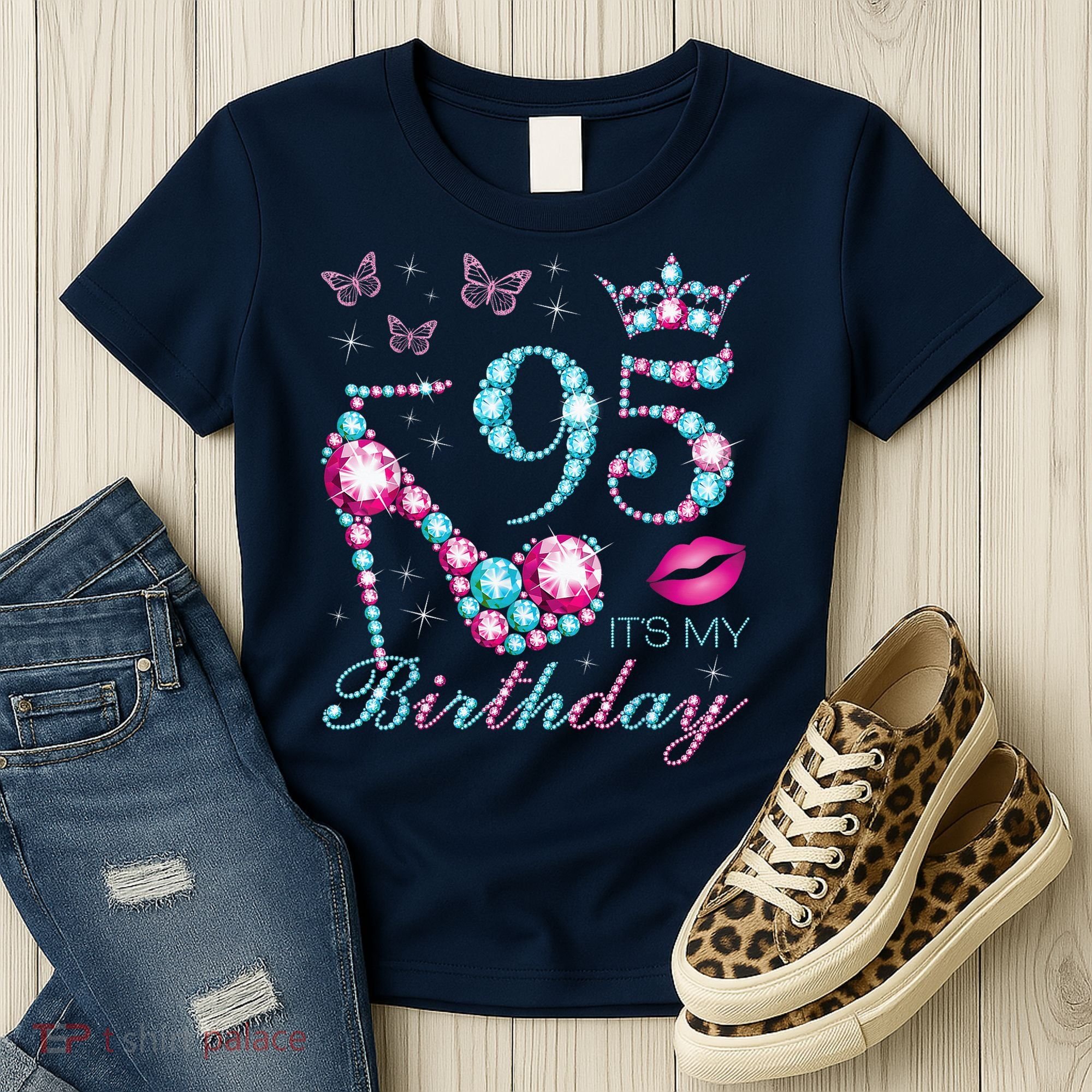 95 It'S My Birthday 95 Years Old It'S My 95th Birthday Party Women's T-Shirt