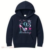 95 It'S My Birthday 95 Years Old It'S My 95th Birthday Party Kids Hoodie thumb 0