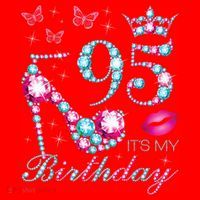 95 It'S My Birthday 95 Years Old It'S My 95th Birthday Party Santa Hat thumb 1