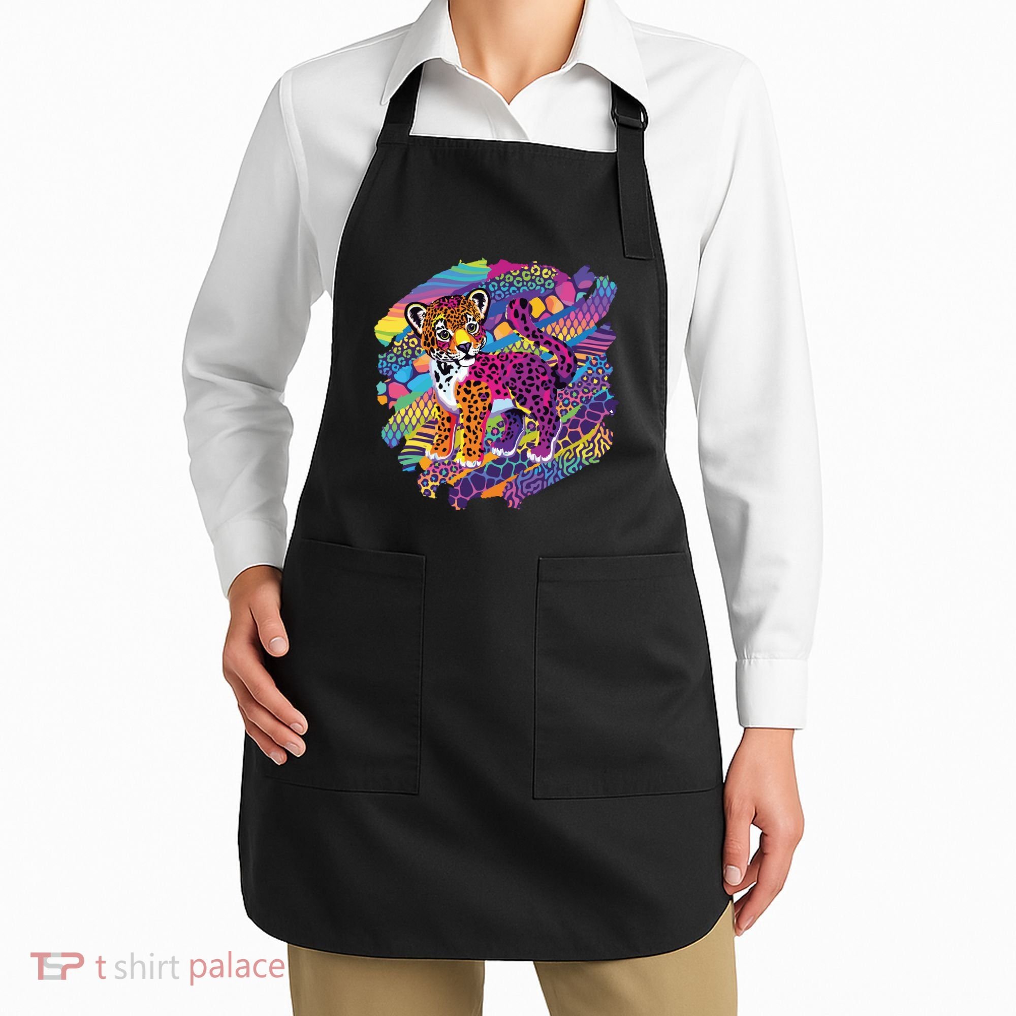 90s Inspired Tiger Apron
