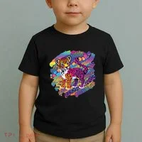 90s Inspired Tiger Toddler T-Shirt thumb 2