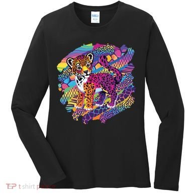 90s Inspired Tiger Women's Long Sleeve Shirt