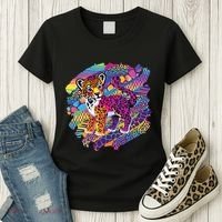 90s Inspired Tiger Women's T-Shirt thumb 3