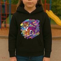90s Inspired Tiger Kids Hoodie thumb 3