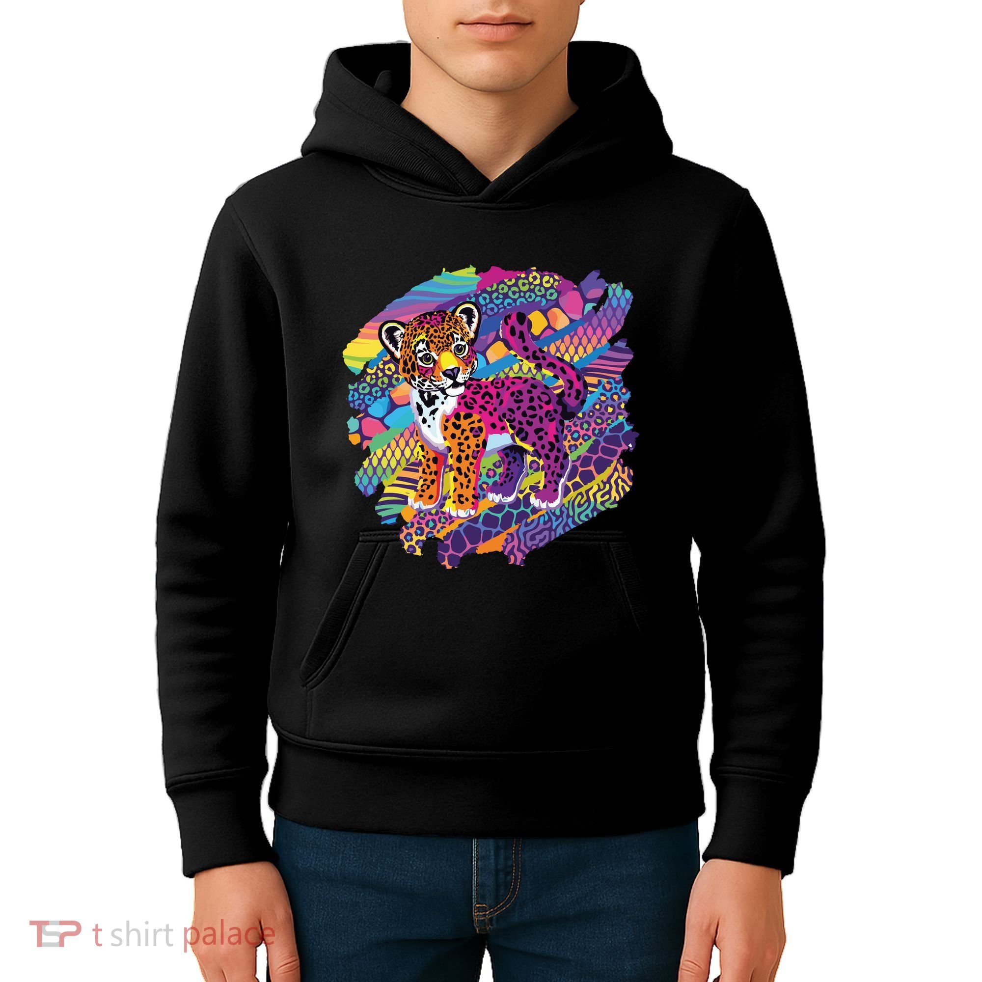 90s Inspired Tiger Kids Hoodie