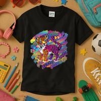 90s Inspired Tiger Kids T-Shirt thumb 3