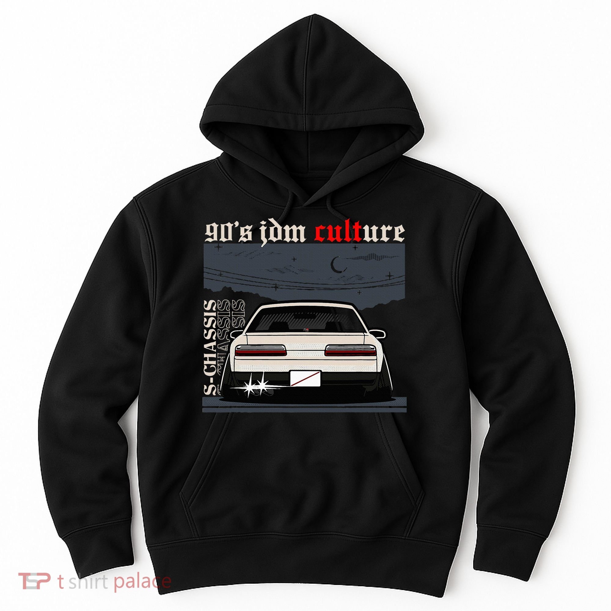 90s Jdm Culture S13 Car Hoodie