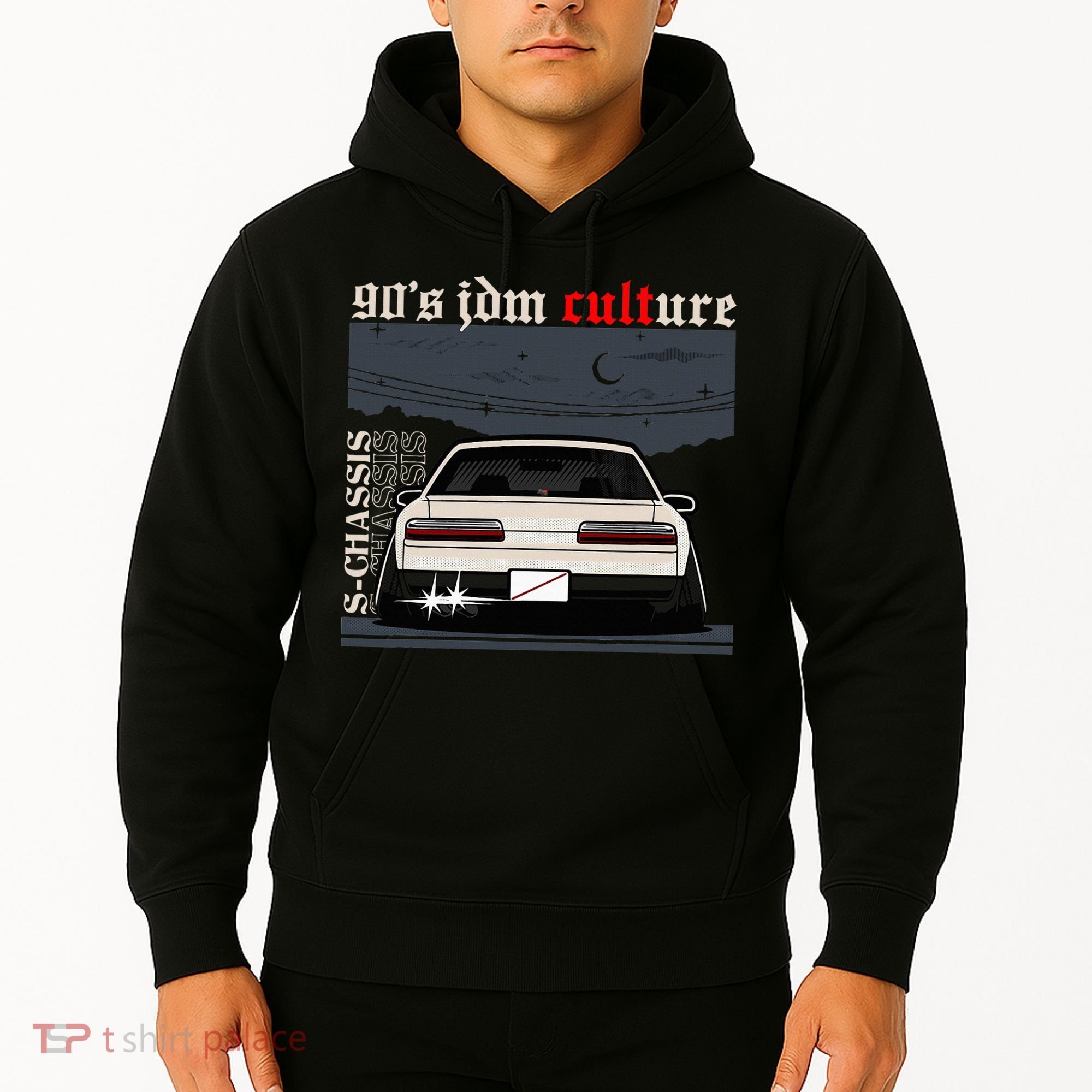 90s Jdm Culture S13 Car Hoodie