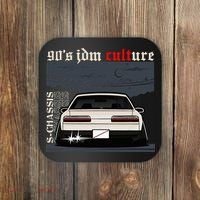 90s Jdm Culture S13 Car Coaster thumb 0