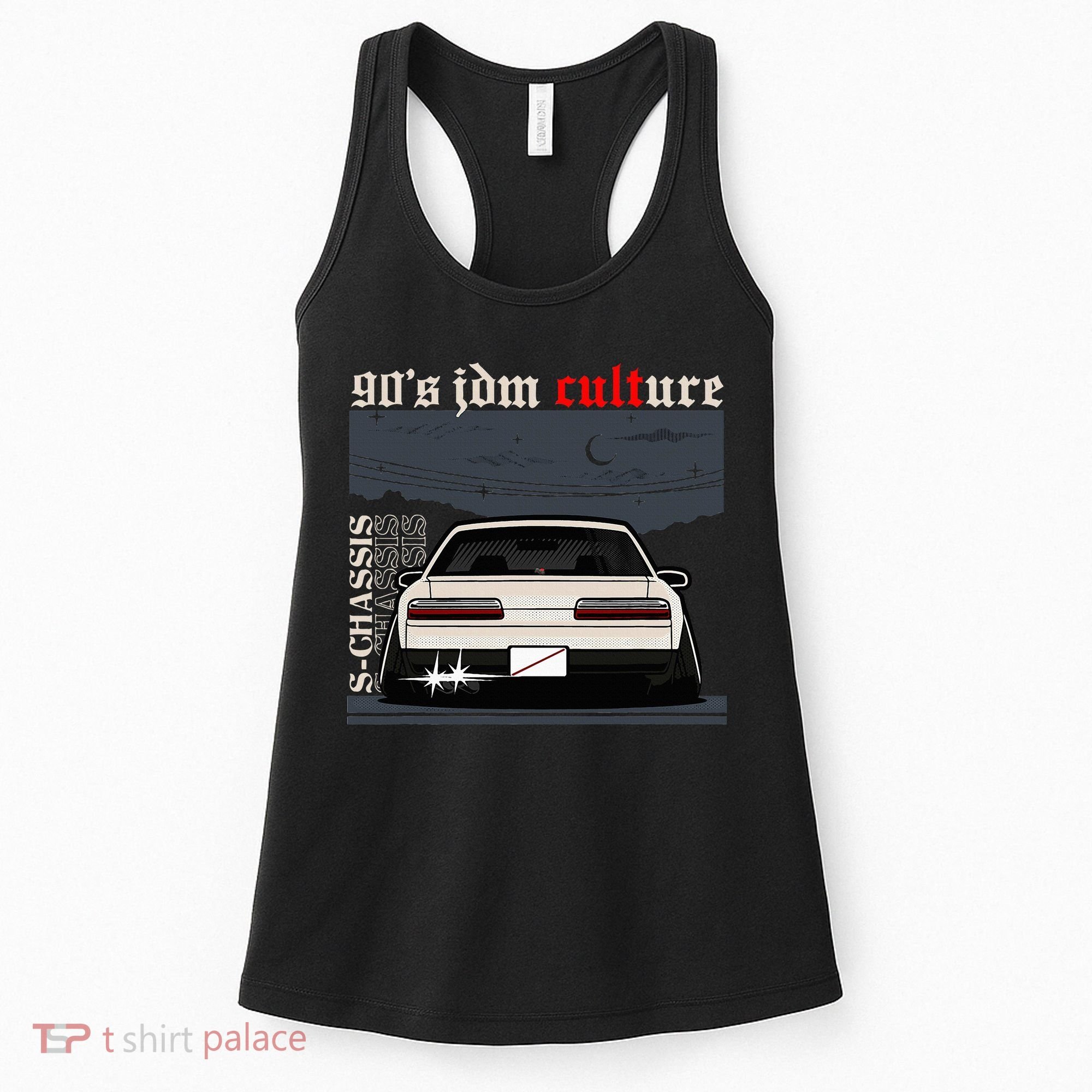 90s Jdm Culture S13 Car Women's Tank Top