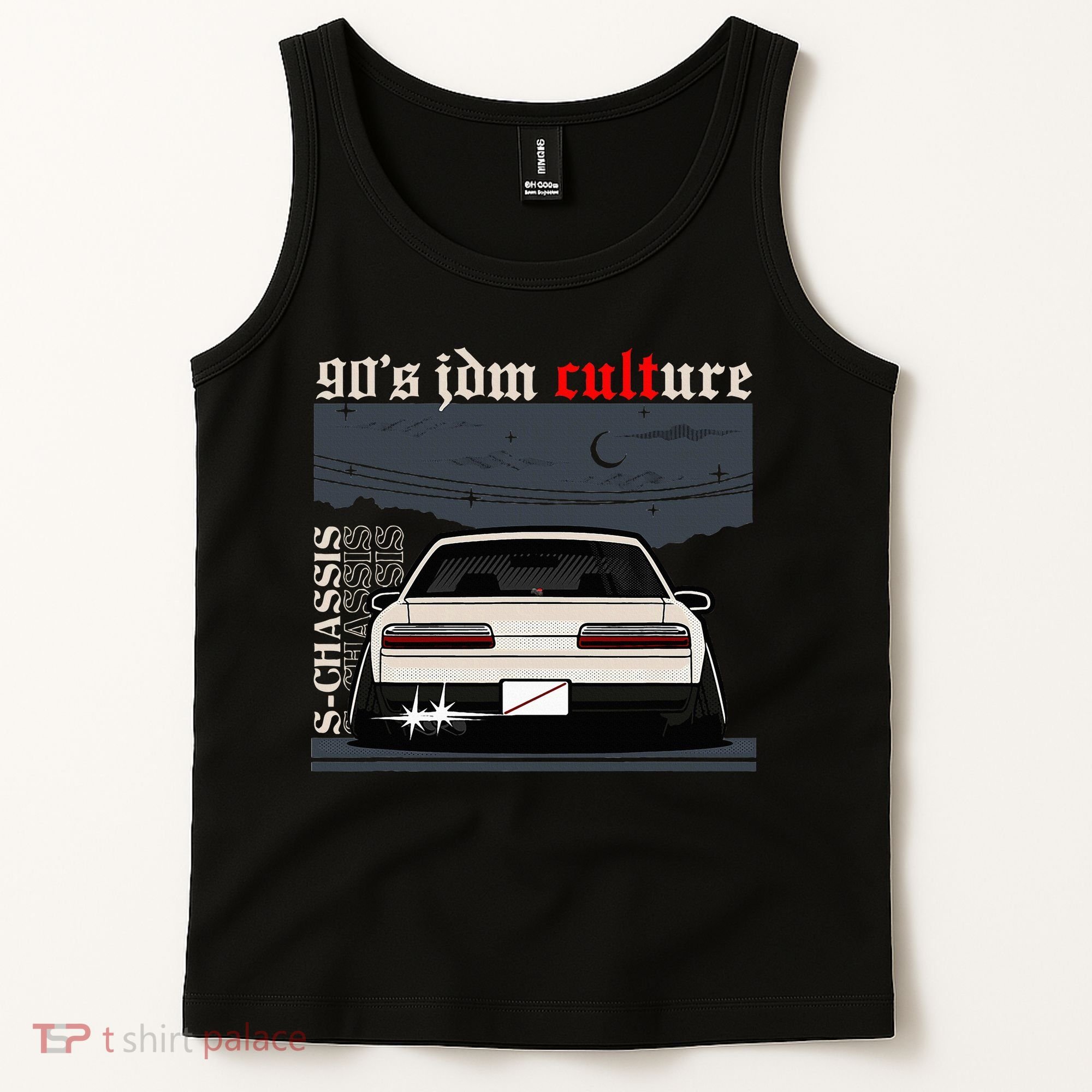 90s Jdm Culture S13 Car Tank Top