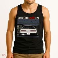 90s Jdm Culture S13 Car Tank Top thumb 3