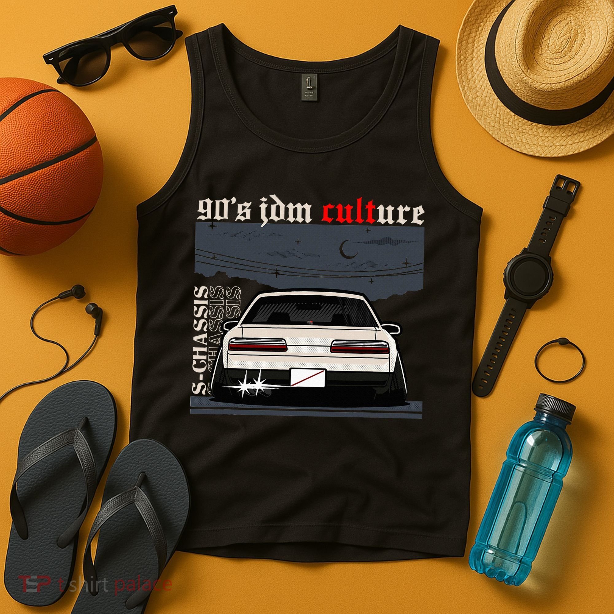 90s Jdm Culture S13 Car Tank Top