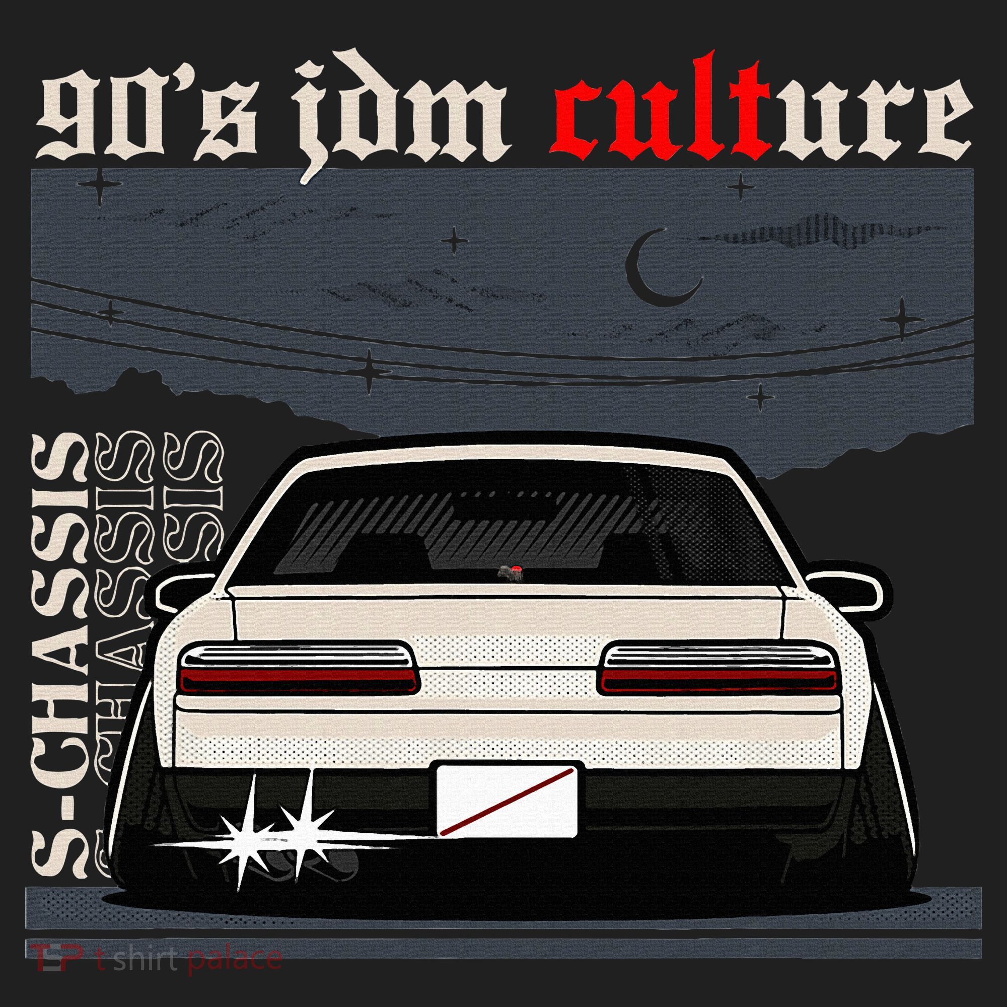 90s Jdm Culture S13 Car Golf Towel